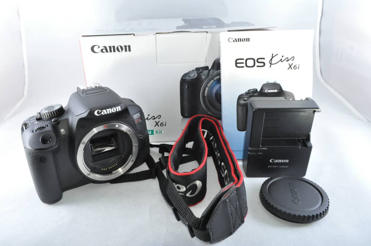 ☆奇跡の新品同様☆CANON キャノン EOS KISS X6i ボディ 元箱付属品 #
