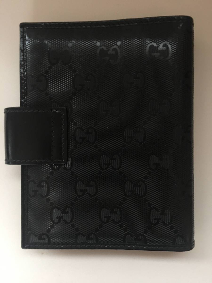 新品同様-超美品】グッチ ラウンドファスナー財布 黒 レザー ゴールド