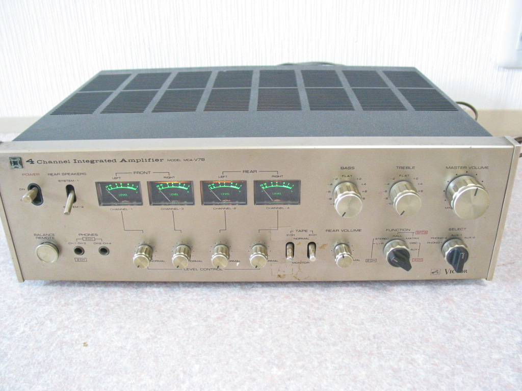 VICTOR 4Channel Integrated アンプ MCA-V7 格安 □ VICTOR MCA－V7B Victor MCA-V7 4チャンネルアンプ