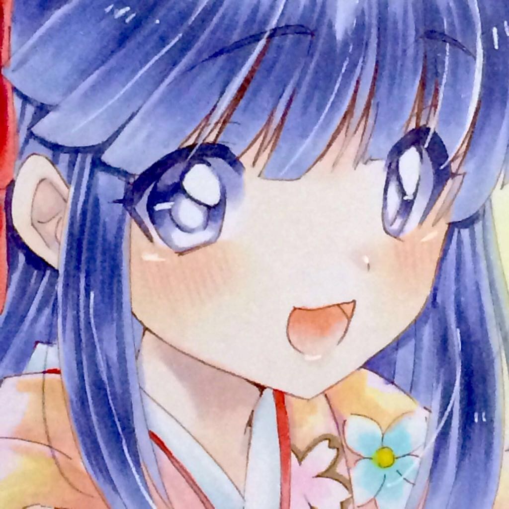 同人手描きイラスト◇ひぐらしのなく頃に◇古手梨花(手描きイラスト