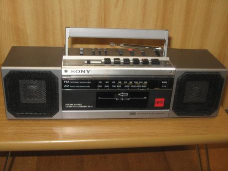 303◇SONY ZX-3 ソニー FM⁄AMステレオラジオカセット ラジカセ簡単