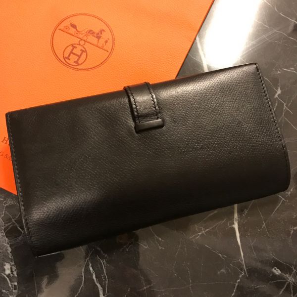 美品 エルメス 正規品保証 定価約38万 H刻印 ベアン 三つ折り ヴォー 