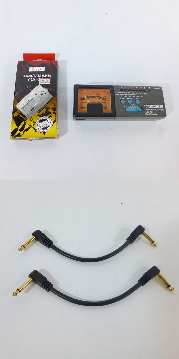 ギター 【エレキギター用セット販売】 チューナー シールド パッチ 