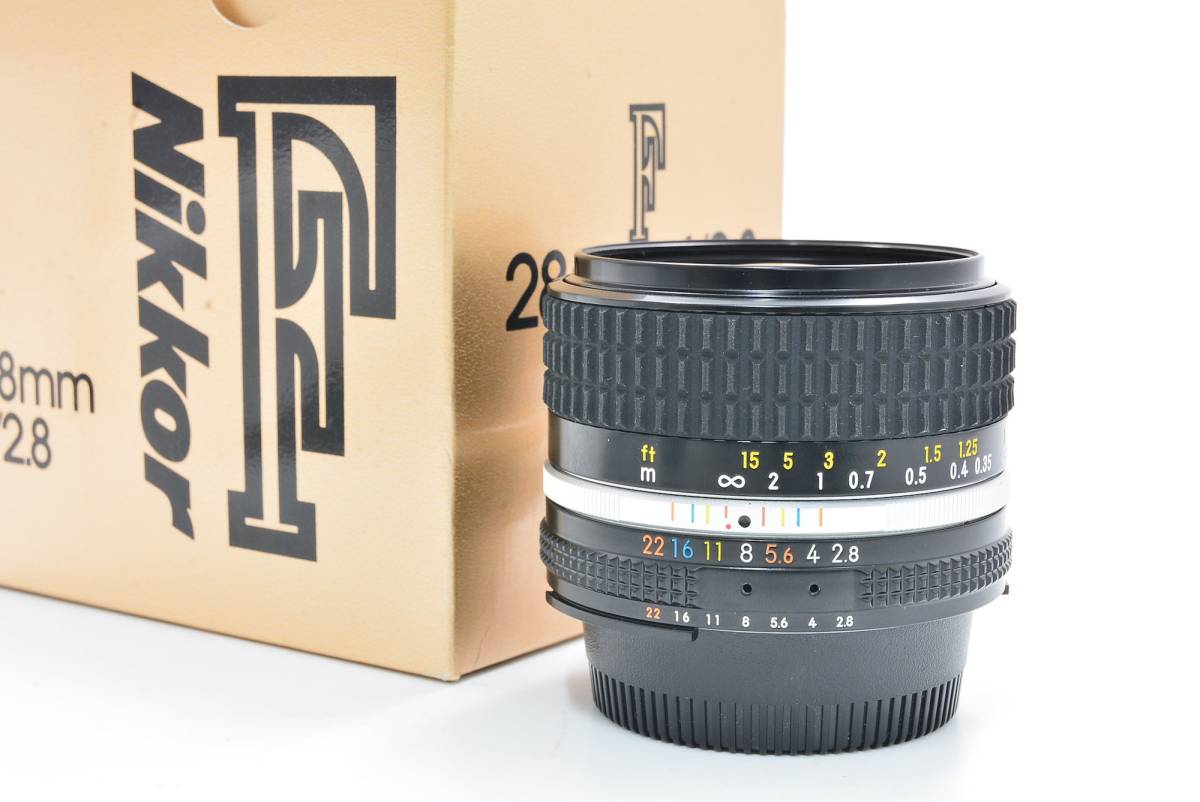 Nikon ニコン Ai-S NIKKOR 28mm F2.8 広角 単焦点レンズ 一眼レフ
