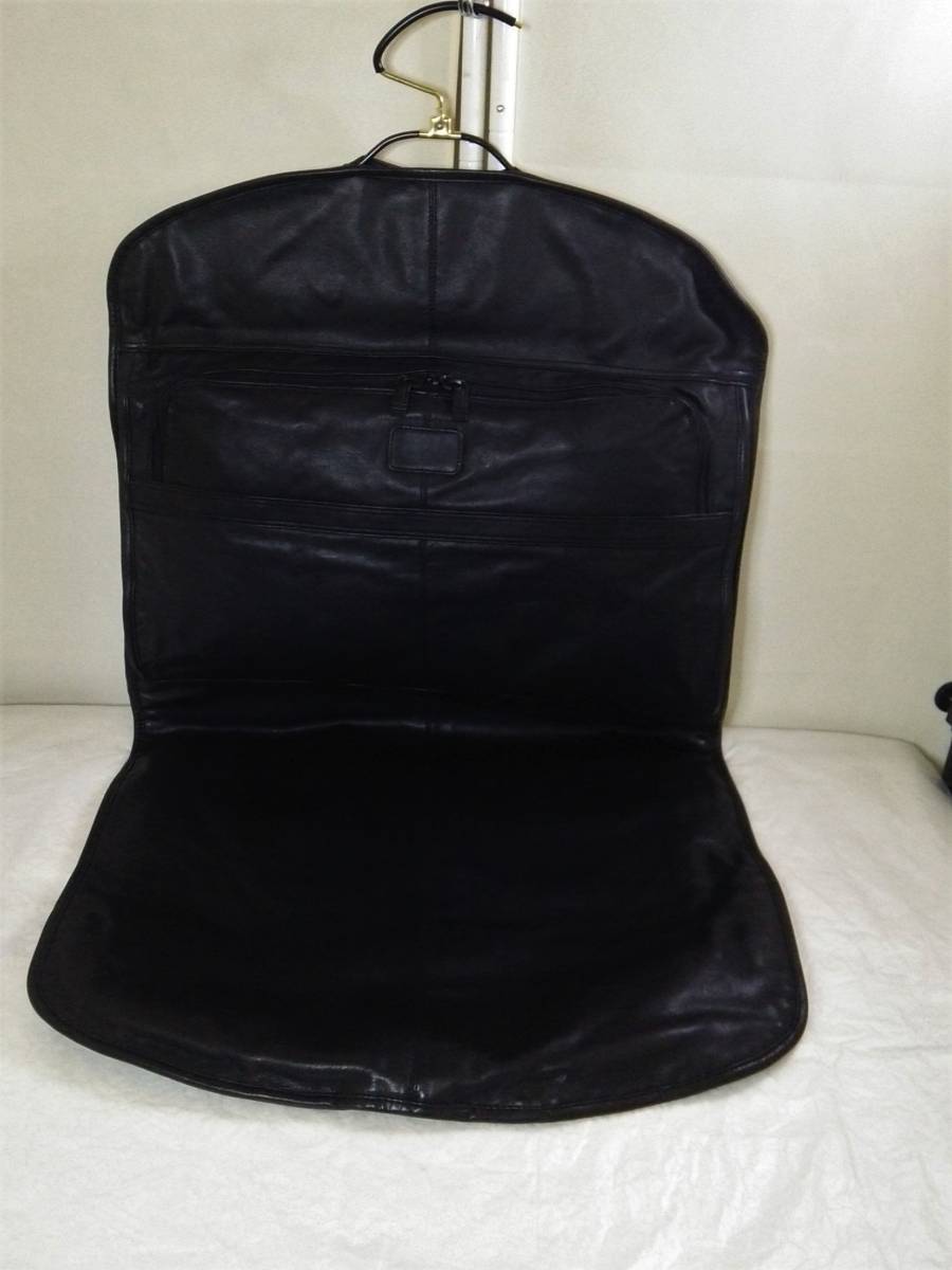 NYTUMI トゥミ ガーメントケース オールレザー ブラック 超希少 トゥミ TUMI ガーメントケース - レザー 黒 公式通販 ガーメントバッグ
