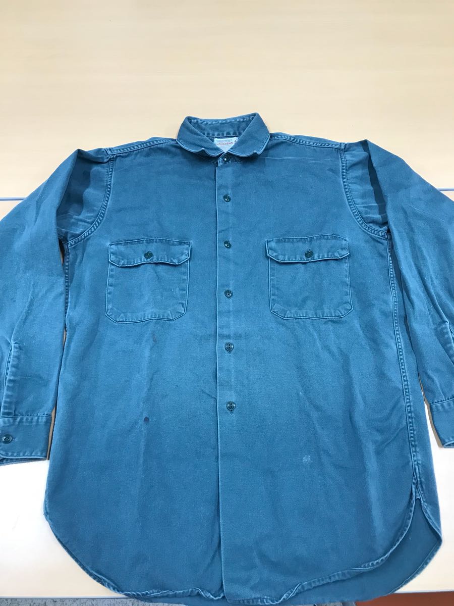 50s 50sビンテージ ヘラクレス マチ付き ARMY ワークシャツ