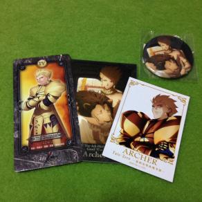 [ Fate/stay night Fate/zero ギルガメッシュ 缶バッジ タロット ]第四次聖杯戦争展