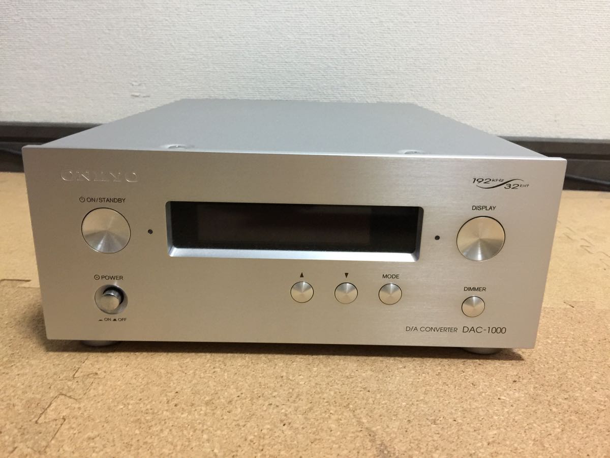 ONKYO DAC-1000 D⁄Aコンバーター : D⁄A DAC-1000S | 備忘録 DAC-1000（