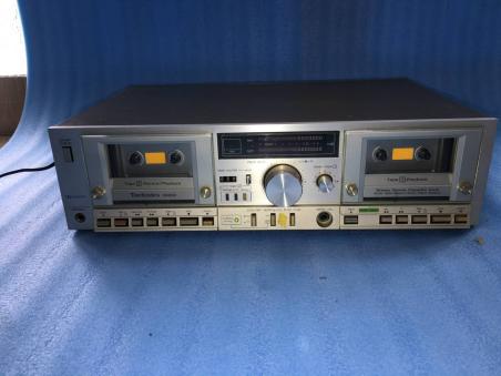 動作品 テクニクス Technics ダブルカセットデッキ RS-M202 美品・動作