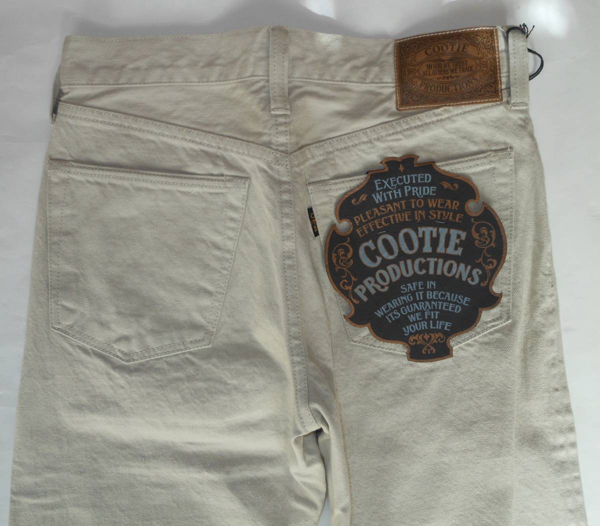 新品☆COOTIE クーティー 5 Pocket Denim(1 WASH）（アイボリー）32 