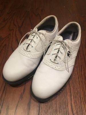 【100%新品，低価】 FOOTJOYフットジョイ FJ ゴルフシューズ白26.5(26.5cm)｜売買されたオークション情報、yahooの商品情報をアーカイブ公開 - オークファン 26.5cm