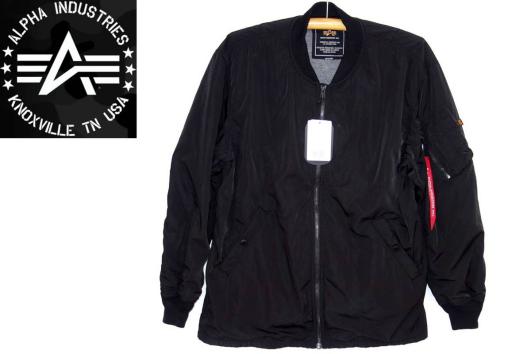 買取キング12■正規新品アルファドロップショルダーMA-1黒L/TA1316/税込