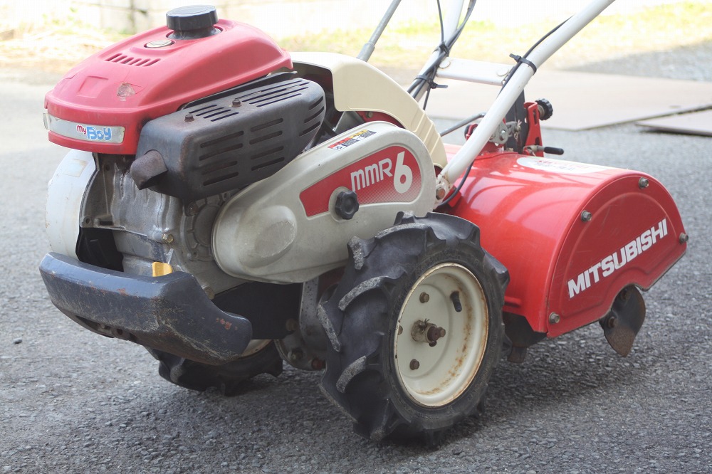 三菱 管理機 MMR6 正転・逆転ロータリー 正逆爪 GM182L 最大6馬力 セル