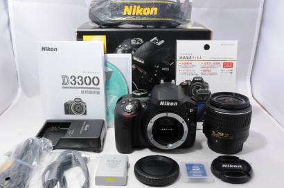 ☆新品同様☆衝撃のショット数2702枚☆ NIKON ニコン D3300 レンズセット ☆安心の半年間保証☆元箱・保護フィルム・メモリーカード☆