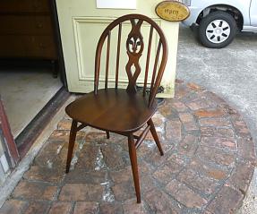 英国アンティークERCOLアーコールフープバックチェア⁄イス(89-185-1