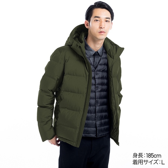 【低価，最新作】 ユニクロ シームレスダウンパーカ オリーブ 3XL 品(ジャンパー、ブルゾン)｜売買されたオークション情報、yahooの商品情報をアーカイブ公開 - オークファン 男性用