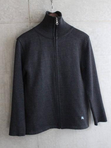 BURBERRY バーバリーブラックレーベル ジップアップニットジャケット BURBERRY BLACK LABEL バーバリー ブラックレーベル ジップアップ