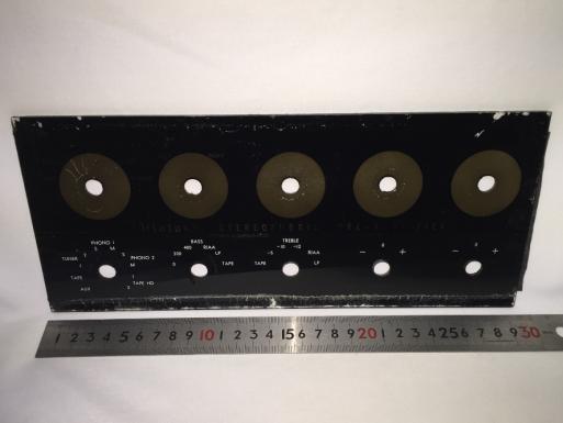 McIntosh C20用 オリジナルガラスパネル McIntosh - C20 Faceplate