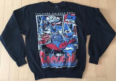 在庫処分/大特価/BABYMETAL/トレーナー/THE DARK KNIGHTS BEGIN/イギリス購入品/3/171130