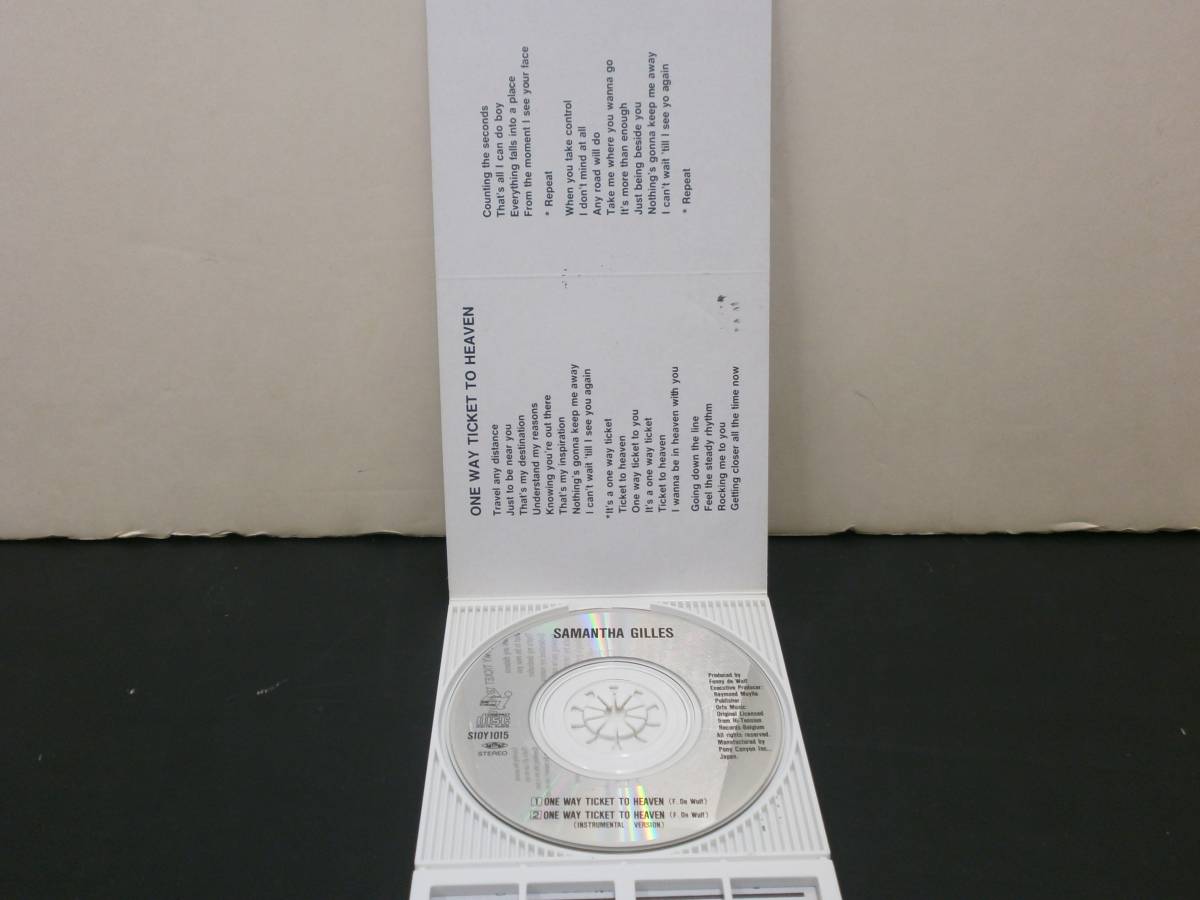 8cmCDs★★サマンサ・ジルズ Samantha Gilles / One Way Ticket To Heaven 天国への片道切符★レンタル落ち_3