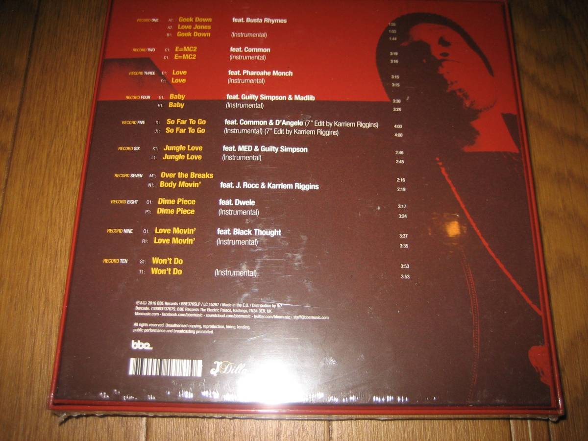 【7×10， Box】J Dilla The Shining (10th Anniversary) 2016 UK盤