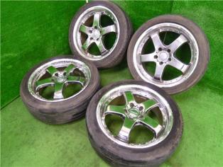 Weds FARMAS 18x7.5 5H PCD114.3 YOKOHAMA GRAND MAP 225/45R18 売切