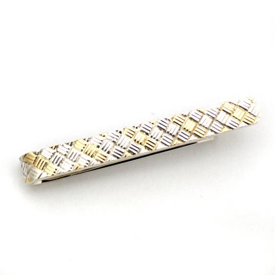 即決 Tiffany&Co. ティファニー ネクタイピン メンズ K18YG×SV925