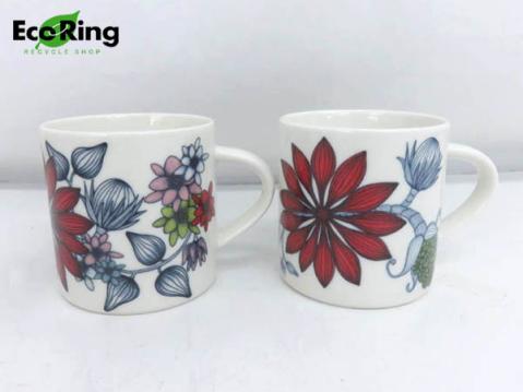 ○1円 超美品 アラビア ルノ オータムグロー マグカップ 陶器 計2客セット