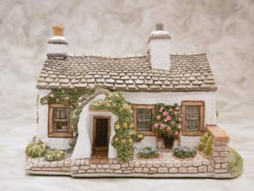 リリパットレーン　Lilliput Lane　「 Rose Cottage 」　SKIRSGILL THE STORY BEGINS　1991 ハンドメイド　英国製　希少