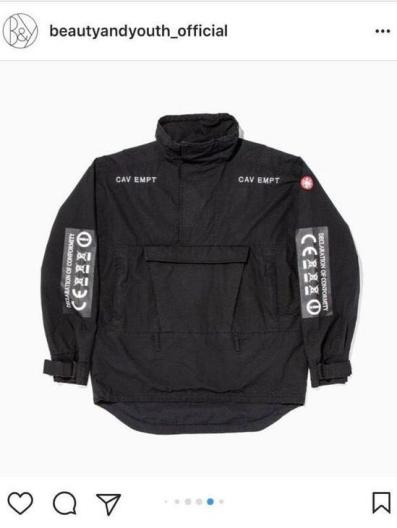 C.E for BEAUTY&YOUTH プルオーバージャケット 【C.E/CAV EMPT