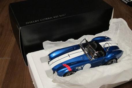 Shelby 京商 1/18 SHELBY COBRA 427 S/C (Blue/Red line) シェルビー