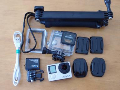 ▽GoPro HERO4 Silver Edition/シルバーエディション/美品 3way