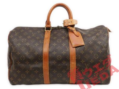 1円～【LOUIS VUITTON】ルイヴィトン キーポル45 モノグラム ボストンバッグ M41428