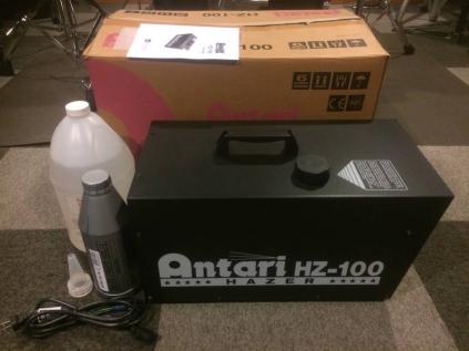 Antari ヘイズマシン HZ100 2回のみ使用 ヘイズリキッド付き 良品