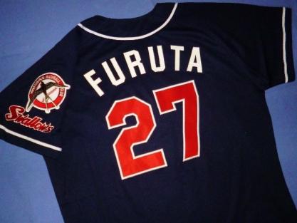 東京ヤクルトスワローズ 古田敦也 ユニフォーム 27 ヤクルトスワローズ27 古田敦也 1999-2005復刻ビジターユニフォーム