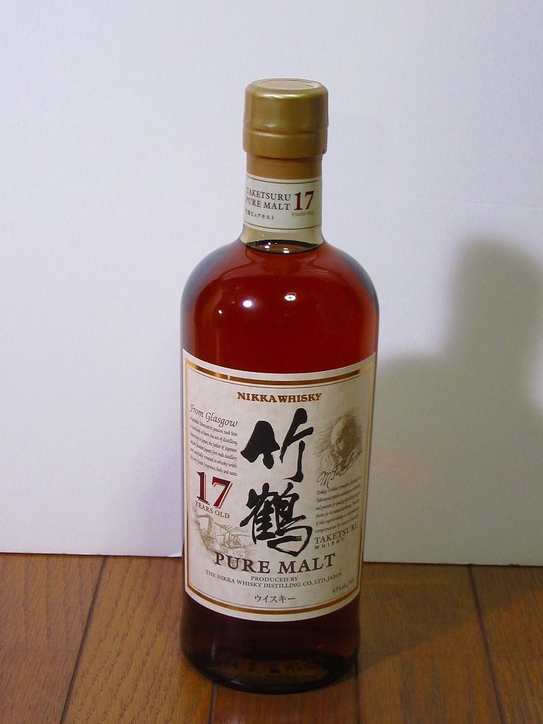 NIKKA ニッカ　竹鶴１７年 PURE MALT ウイスキー７００ｍｌ　１本