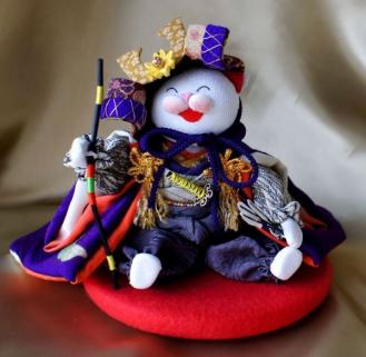 招き猫 ちりめん細工 つまみ細工 ねこ人形 ⑥【ねこの創作人形