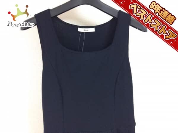 ルネ Rene ワンピース サイズ36 S ダークネイビー レディース ニット
