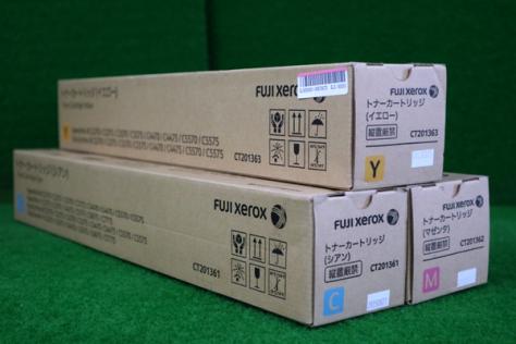 ▲6040 FUJI XEROX トナーカートリッジ【CT201361/CT201362/CT201363】3色セット▲