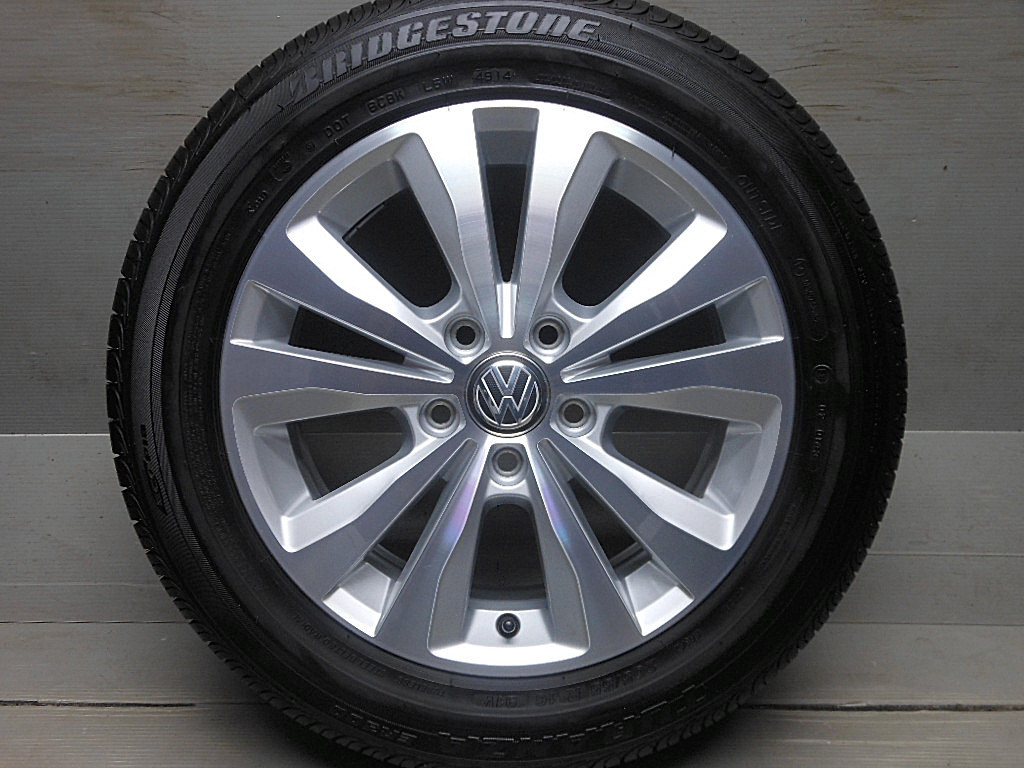 ◆美品深溝！VW ゴルフ7純正 (205/55R16) ヴァリアント トゥーラン