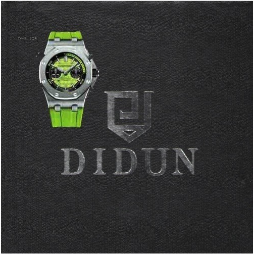 送料無料！】DIDUN メンズ クォーツ腕時計 高級 クロノグラフ ダイバー
