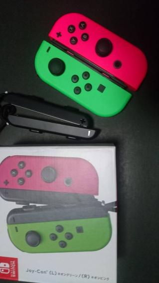 任天堂 スイッチ swich Joy-Con ネオングリーン / ネオンピンク