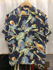中古】 SUN SURF THE SPACE SHIP アロハシャツ M M32114(Mサイズ 