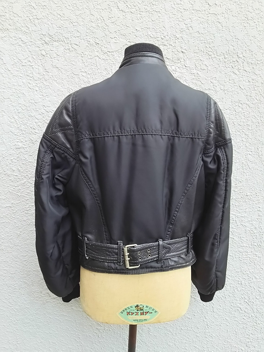 1点物】ダークビッケンバーグ DIRK BIKKEMBERGS HOMME/中綿入り/レザー 