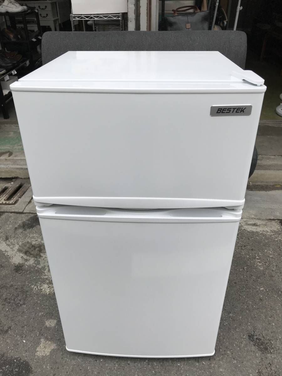 直引取・配送可 冷蔵庫 BESTEK 2017年 2ドア 一人暮らし 85L BTMF211