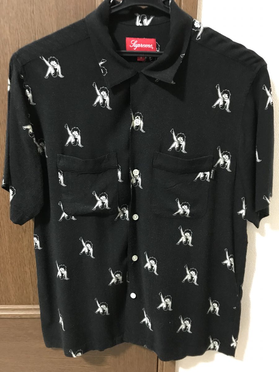 supreme キムタク着用 激レア Sサイズ SUPREME 16SS Betty Boop Shirt