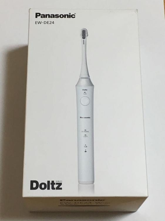 未使用品 パナソニック 電動歯ブラシ ドルツ 白 EW-DE24-W