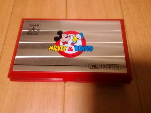 任天堂 GAME&WATCH ゲームウォッチ ミッキー＆ドナルド 動作確認済み