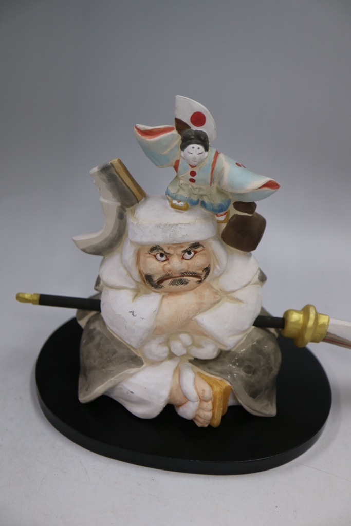 博多人形 牛若丸と弁慶 人形師 中村信喬作 (日本人形)｜売買された