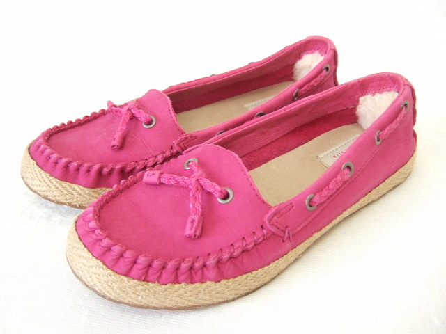 10 新品同様 UGG アグ スリッポン ピンク 23 UGG UGG（スリッポン